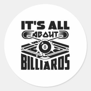 Adesivo É tudo sobre Billiard Piscina Billiard Player Dive