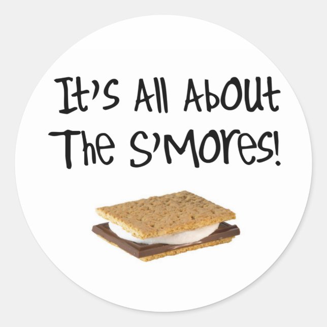 Adesivo É tudo sobre os S'mores (Frente)