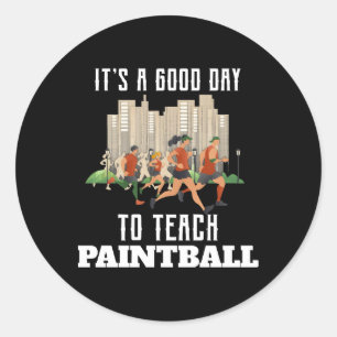 Adesivo É Um Bom Dia Para Ensinar Paintball