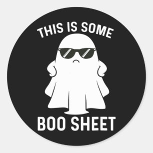 Adesivo É Um Boo Fantasma de Halloween Mulheres