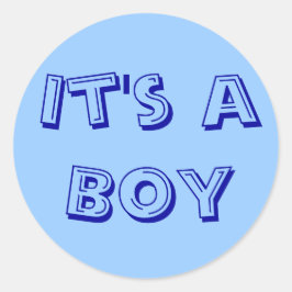 Adesivo É um "Boy Sticker Seals"