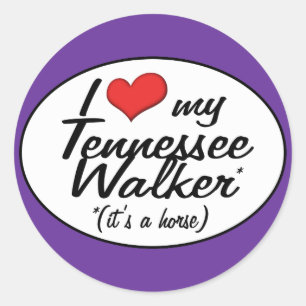 Adesivo É um cavalo! Eu amo meu caminhante de Tennessee