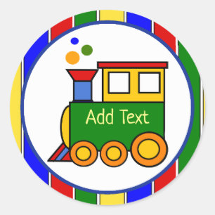 Adesivo É um Chá de fraldas do Choo Choo Train