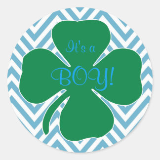 Adesivo É um Chá de fraldas irlandês temático "Stickers"