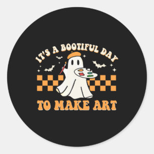Adesivo É Um Dia Bootoso Para Fazer Arte De Halloween