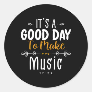 Adesivo É Um Dia Para Fazer Músicas, Professora De Música,