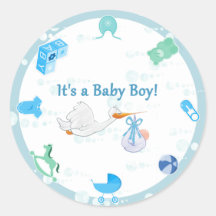 É um menino - Chá de fraldas personalizado