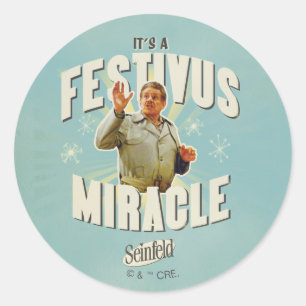 Adesivo É um Milagre do Festivus