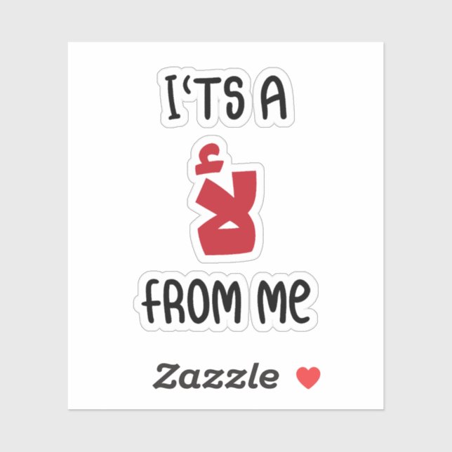 Adesivo É um "não" de mim em árabe, citações árabes engraç (Folha)