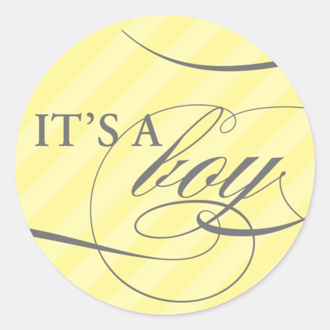 Adesivo É um palito amarelo-preto (Frente)