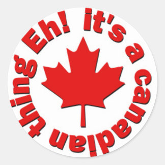 Adesivo É uma coisa canadense Eh!