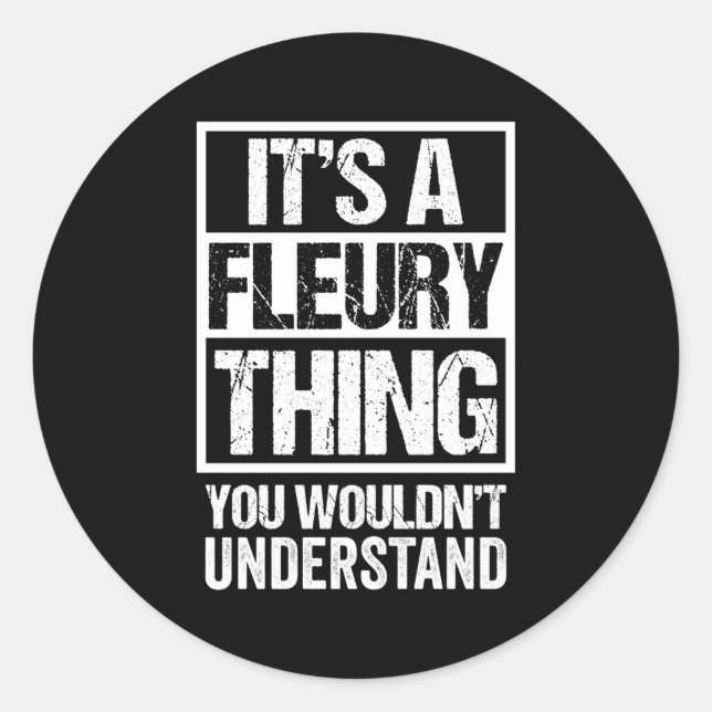 Adesivo É Uma Coisa De Fleury Que Você Não Entenderia Prim (Frente)