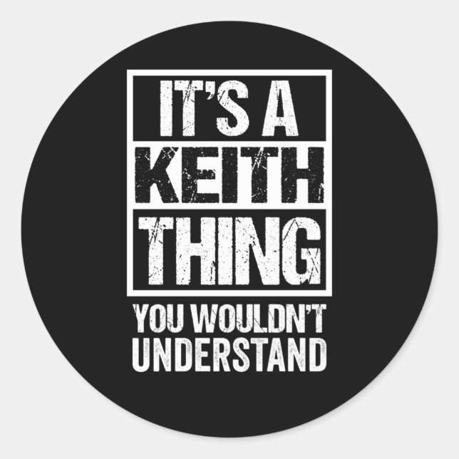 Adesivo É Uma Coisa Keith Que Você Não Entenderia Givenfi (Frente)