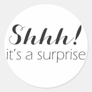 Adesivo É uma festa surpresa.