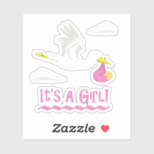 Adesivo É uma garota!