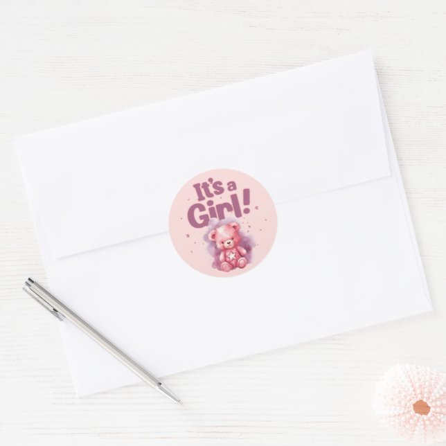 Adesivo É uma Menina (Envelope)