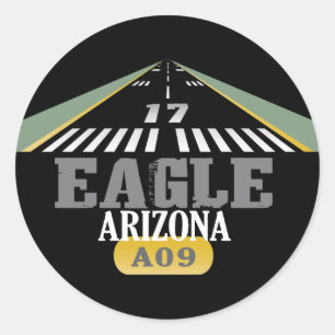 Adesivo Eagle, Aeroporto AZ A09