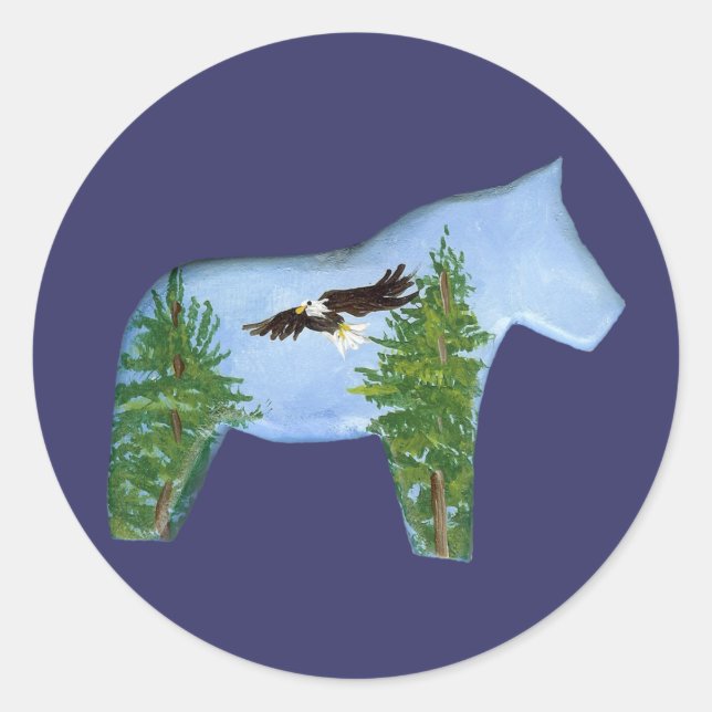 Adesivo Eagle Dala Horse Sticker (Frente)