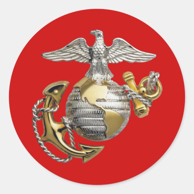 Adesivo Eagle Globe e Âncora (Frente)