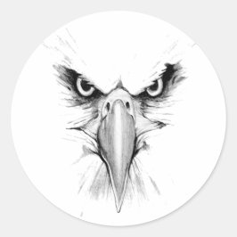 Adesivo Eagle Headface Tattoo