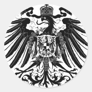 Adesivo Eagle prussiano preto