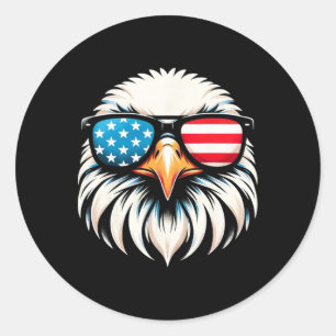 Adesivo Eagle Red White Blue Usa Flag Eagle 4th