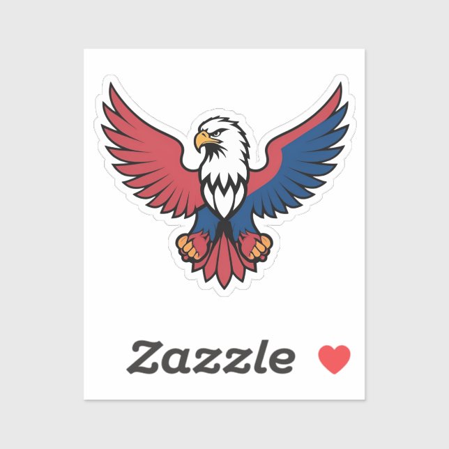 Adesivo Eagle Sticker  Bald Eagle Sticker  American Eagle  (Folha)