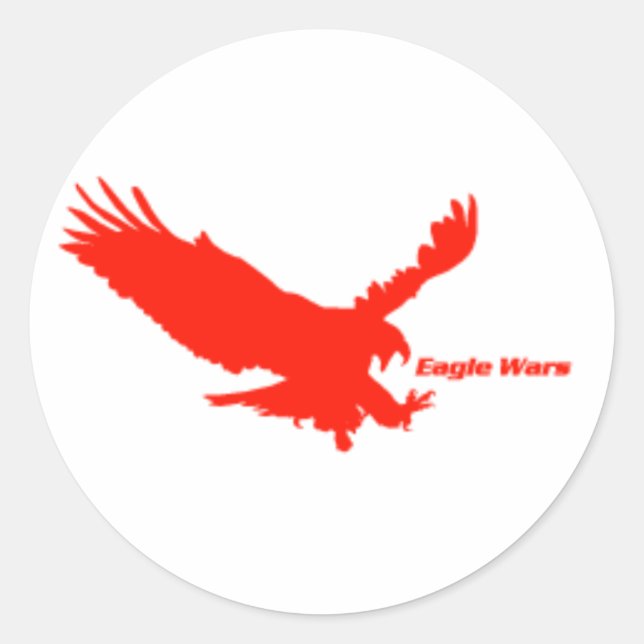 Adesivo Eagle Wars Stickers (Frente)