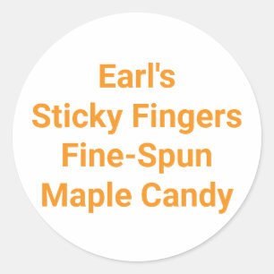 Adesivo Earl's Sticky Fingers Candy Hankamer Artjunkhaus