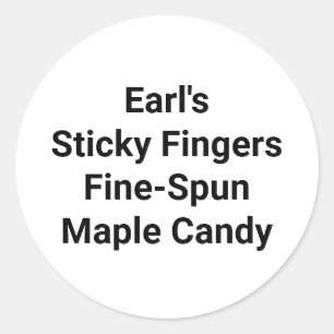 Adesivo Earl's Sticky Maple Candy Hankamer Artjunkhaus Yum