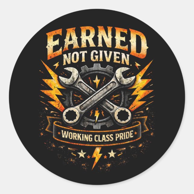 Adesivo Earned Not Given (Frente)