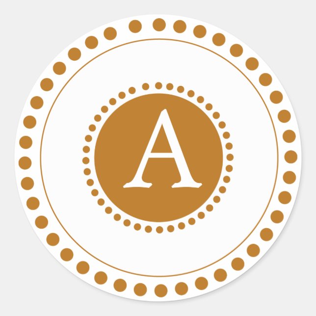 Adesivo Earth Brown - Seletor de envelope personalizado (Frente)