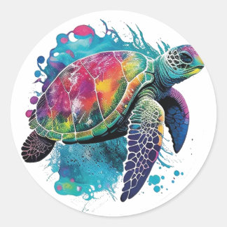 Adesivo Earth Day, Save Our Sea Turtles Marine Life
