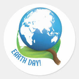 Adesivo Earth Day Sticker, Earth