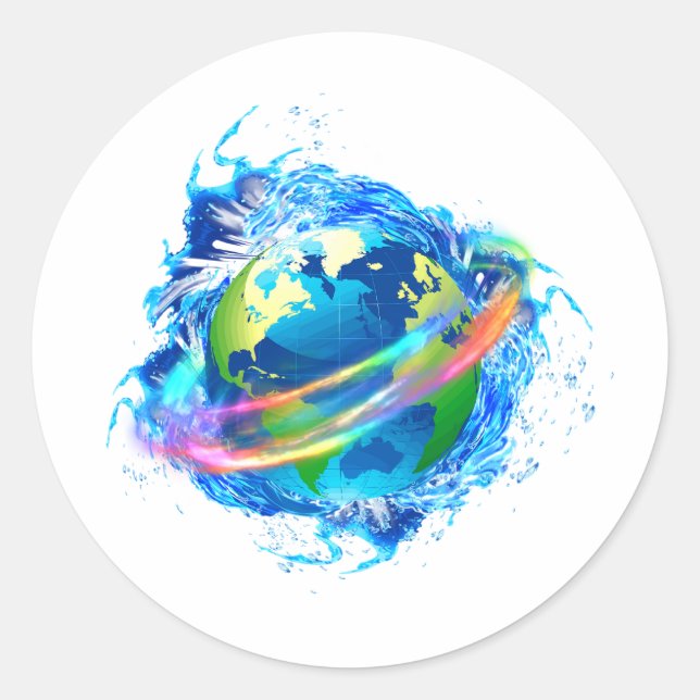 Adesivo Earth & Water (Frente)