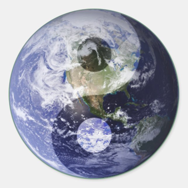 Adesivo Earth Yin ・ Yang (Frente)