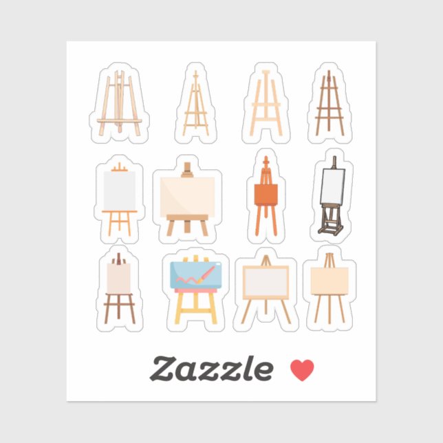 Adesivo Easel Stickers (Folha)