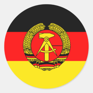 Adesivo East Germany, bandeira