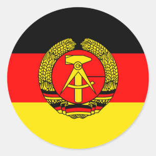 Adesivo East Germany, bandeira