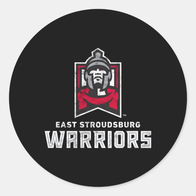 Adesivo East Stroudsburg Esu Warriors Large (Frente)