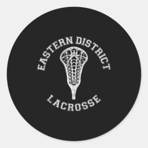 Adesivo Eastern District Lacrosse Garotas Lax Retro Distre