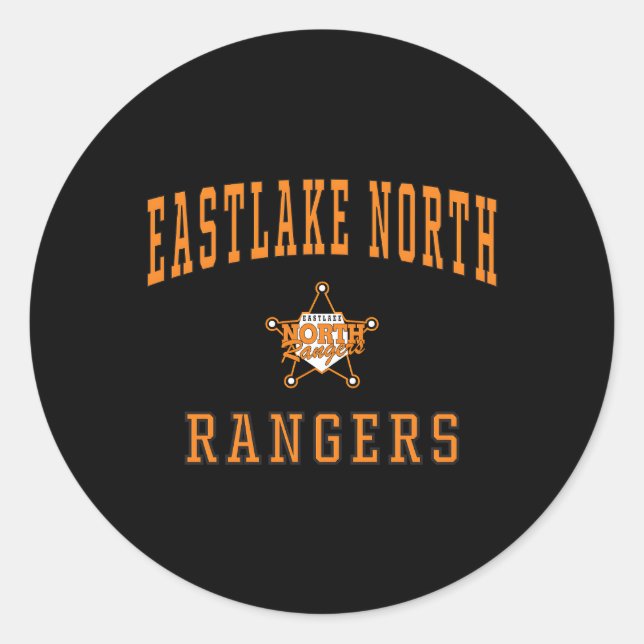 Adesivo Eastlake North Segundos graus Rangers C1 (Frente)
