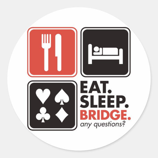 Adesivo Eat Sleep Bridge (Frente)