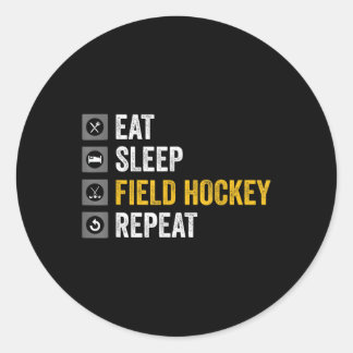 Adesivo Eat Sleep Hockey Repeat Field Hockey