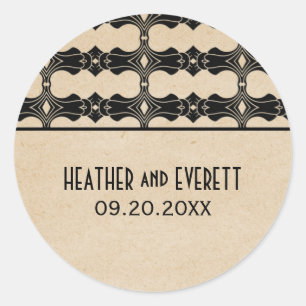 Adesivo Ebony Art Deco Border Stickers