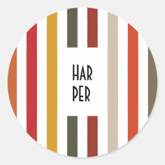 Adesivo Echo Trails Round Stickers - faixas de matizes