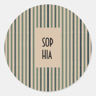 Adesivo Echo Trails Round Stickers - Matcha Green Striks