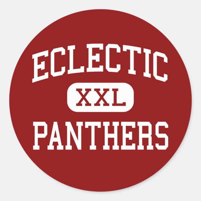 Adesivo Eclectic - Panthers - Middle - Eclectic Alabama (Frente)