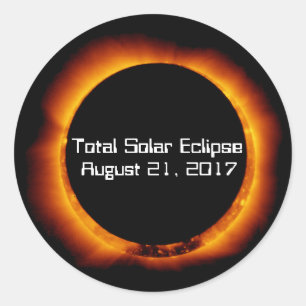 Adesivo Eclipse 2017 solar total