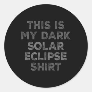 Adesivo Eclipse 2024 Este É Meu Eclipse Solar Escuro